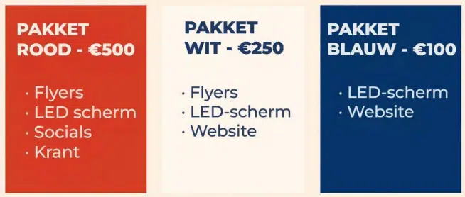 Sponsorpakketten Koningsdag Raalte 2026